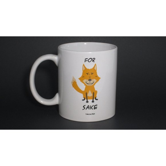 Funny Guy Mugs For Fox Sake Ceramic Coffee Mug - Picture 1 of 4